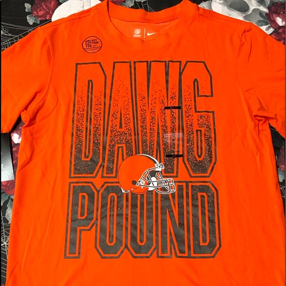 NWT NIKE DRI-FIT COTTON CLEVELAND BROWNS LEGEND M - Picture 2 of 7